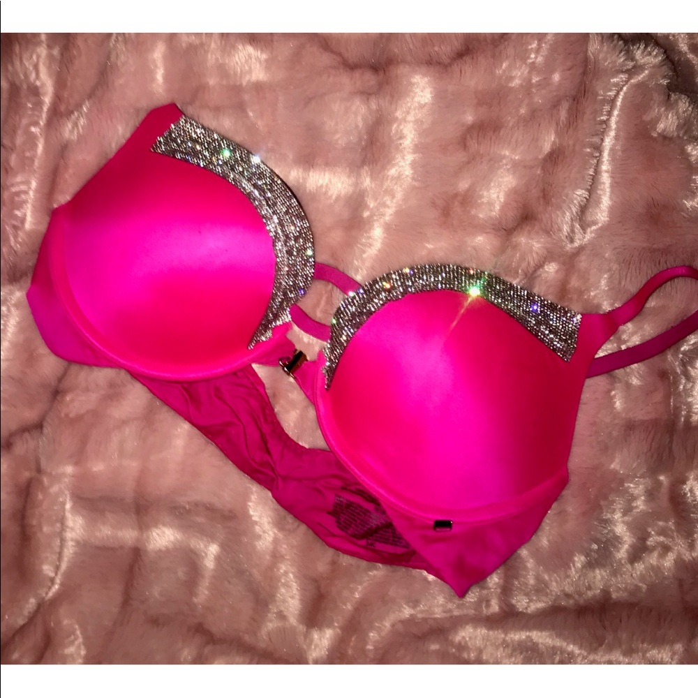 Rhinestone bra